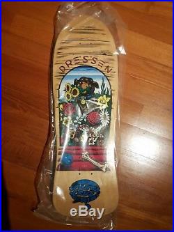 Santa Cruz Eric Dressen Puppy Dog NOS Vintage Skateboard Deck 30 Years Reissue