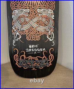 Santa Cruz Eric Dressen Rose Crew Shape Skateboard Skate Deck Signed