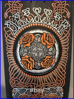 Santa Cruz Eric Dressen Rose Crew Shape Skateboard Skate Deck Signed