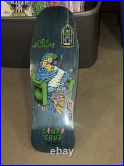 Santa Cruz Eric Winkowski Bird Cage Skateboard Deck 10.34X30.54 Matte Finish