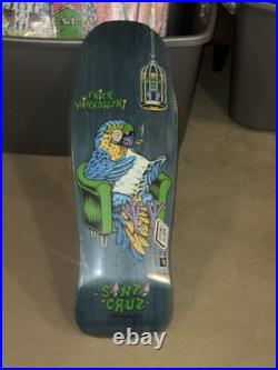 Santa Cruz Eric Winkowski Bird Cage Skateboard Deck 10.34X30.54 Matte Finish
