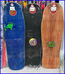 Santa Cruz Erick Winkowski 3 Skateboard decks Aquatic, Dope Planet, Birdcage