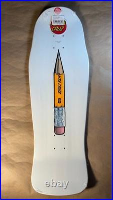 Santa Cruz Erick Winkowski Sketchbook Old School Skateboard Deck Blacklight Art