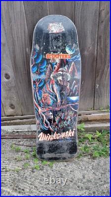 Santa Cruz Erick Winkowski Trash Panda Skateboard Pro Ridden / Owned