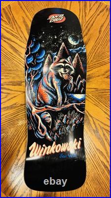 Santa Cruz Erick Winkowski Trash Panda Skateboard Skate Deck Unused w Scuffs