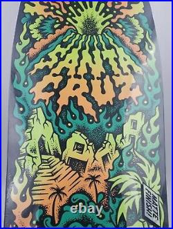 Santa Cruz Erick Winkowski Volcano 10 Skateboard Deck Glow in Dark 8Ballr New