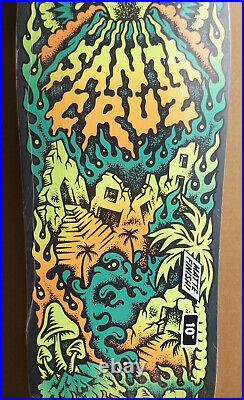 Santa Cruz Erick Winkowski Volcano Neon 1st Edition Skateboard Deck Rare