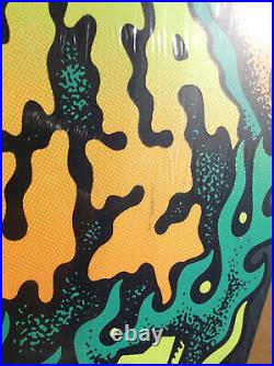 Santa Cruz Erick Winkowski Volcano Neon 1st Edition Skateboard Deck Rare