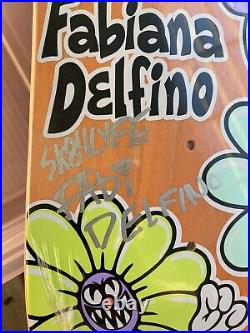 Santa Cruz Fabiana Delfino Signed Deck