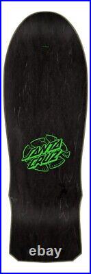 Santa Cruz Grabke Exploding Clock Reissue Black Matte Finish 10.0 in x 30.0 in