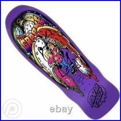 Santa Cruz Grabke Melting Clocks Purple Re-issue 9.7 Skateboard Deck