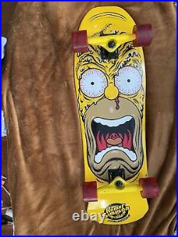 Santa Cruz Homer Simpson skateboard Complete Rob Roscopp face