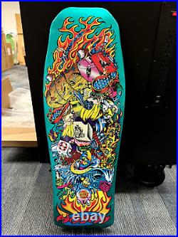 Santa Cruz Hosoi Collage Hammerhead Skateboard Deck Candy Green Reissue