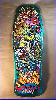 Santa Cruz Hosoi Collage Reissue Old School Skateboard Deck Jim Phillips