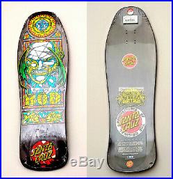 Santa Cruz Hugh Bod Boyle Stained Glass Reissue Skateboard Deck 31 x 10 Rare