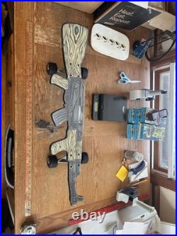 Santa Cruz Jason Jesse AK47 Deck With Independent trucks and Powell Bombers