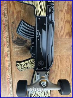 Santa Cruz Jason Jesse AK47 Deck With Independent trucks and Powell Bombers