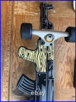 Santa Cruz Jason Jesse AK47 Deck With Independent trucks and Powell Bombers