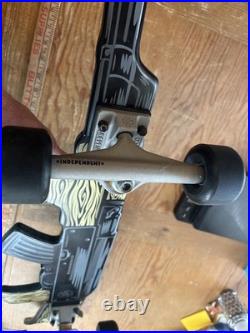 Santa Cruz Jason Jesse AK47 Deck With Independent trucks and Powell Bombers