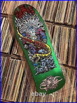 Santa Cruz Jason Jesse Skateboard Deck Neptune Green Stain Reissue