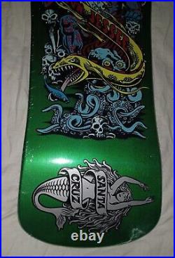 Santa Cruz Jason Jessee Metallic Green Neptune Skateboard Deck Reissue