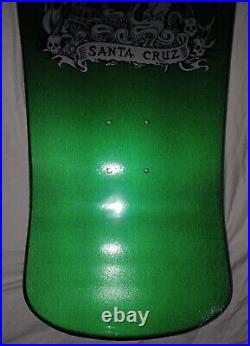 Santa Cruz Jason Jessee Metallic Green Neptune Skateboard Deck Reissue
