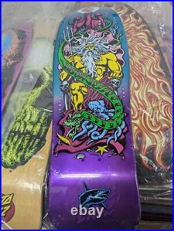 Santa Cruz Jason Jessee NEPTUNE Metallic re-issue skateboard deck