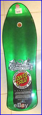Santa Cruz Jason Jessee Neptune II Skateboard Reissue Deck in Metallic Green