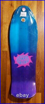 Santa Cruz Jason Jessee Neptune Purple Metallic Fade Reissue Skateboard Deck New