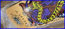 Santa Cruz Jason Jessee Neptune Signed Purple Skateboard Deck Sungod Shark Tail