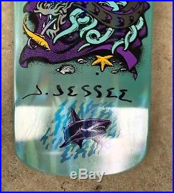 Santa Cruz Jason Jessee SIGNED Neptune Bat 30th Anniversary reissue Prism Deck