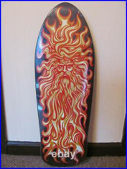 Santa Cruz Jason Jessee SunGod mini skateboard deck reissue raised ink