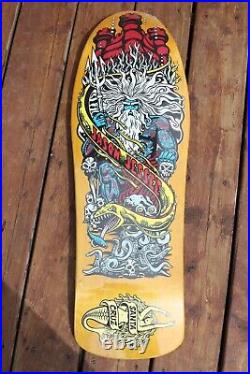 Santa Cruz Jason Jessee yellow reissue Skateboard Deck Powell peralta Bones