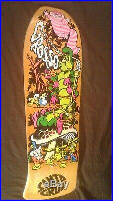 Santa Cruz Jeff Grosso Alice Cease & Desist /100 skateboard deck New
