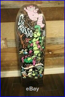 Santa Cruz Jeff Grosso Alice Cease & Desist /100 skateboard deck New-Black