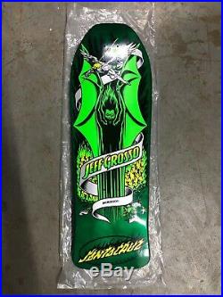 Santa Cruz Jeff Grosso DEMON Reissue Skateboard Deck GREEN Out Of Shrink