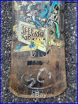 Santa Cruz Jeff Grosso Toy Box OG Vintage Skateboard Deck