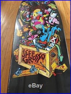 Santa Cruz Jeff Grosso Toy Box Reissue Black New vintage skateboarding