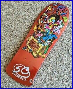 Santa Cruz Jeff Grosso Toybox Candy Orange Reissue 10 Skateboard Deck