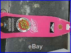 Santa Cruz Jeff Grosso Toybox Pink Reissue Special Edition 9.5 Skateboard Deck