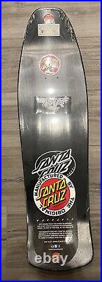 Santa Cruz Jeff Grosso Toybox Skateboard Black New In Shrink
