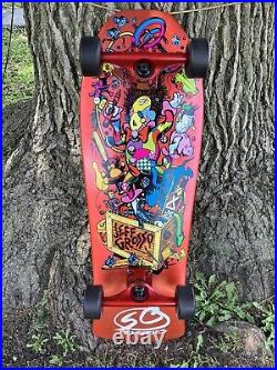 Santa Cruz Jeff Grosso Toybox Skateboard Deck, Powder coated Indys & OGSC Bullets