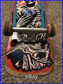 Santa Cruz Jeff Kendall Atom Man Skateboard Complete 30 Fn Years Vintage Rare