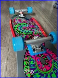 Santa Cruz Jeff Kendall Black light Snake Skateboard Deck complete