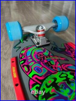 Santa Cruz Jeff Kendall Black light Snake Skateboard Deck complete