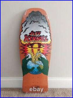 Santa Cruz Jeff Kendall End of the World Skateboard Deck fluorescent orange 2016