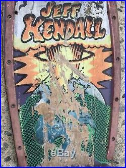 Santa Cruz Jeff Kendall End of the World Skateboard ORIGINAL Deck Complete 1986