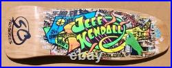 Santa Cruz Jeff Kendall Graffiti Reissue Skateboard Deck Rare