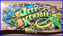 Santa Cruz Jeff Kendall Graffiti Reissue Skateboard Deck Rare
