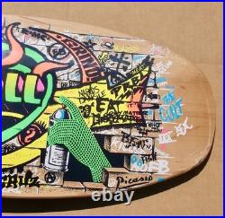 Santa Cruz Jeff Kendall Graffiti Reissue Skateboard Deck Rare